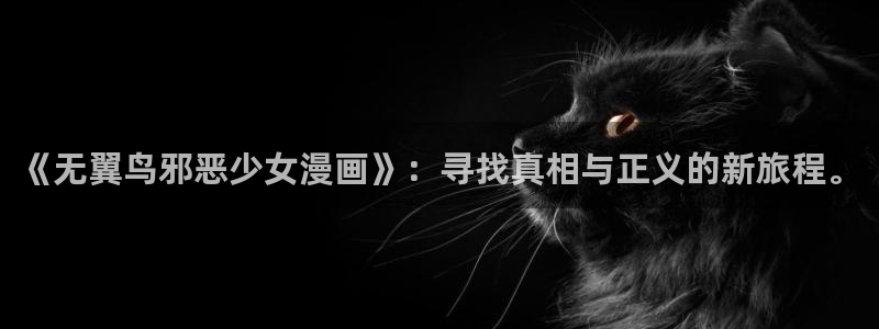 女神漫画免费下拉式：《无翼鸟邪恶少女漫画》：寻找真相与正义的新旅程。